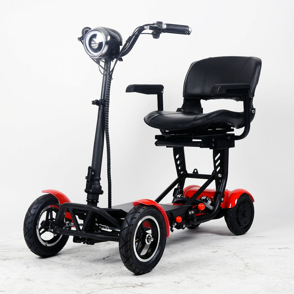 4 Wheel Mobility Scooter Red Big Seat DH0319