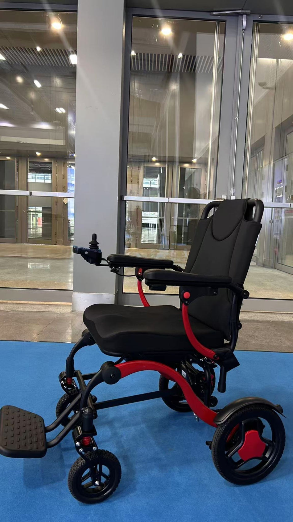Ultra light Folding Electric Wheelchair With Joystick Control MK9005