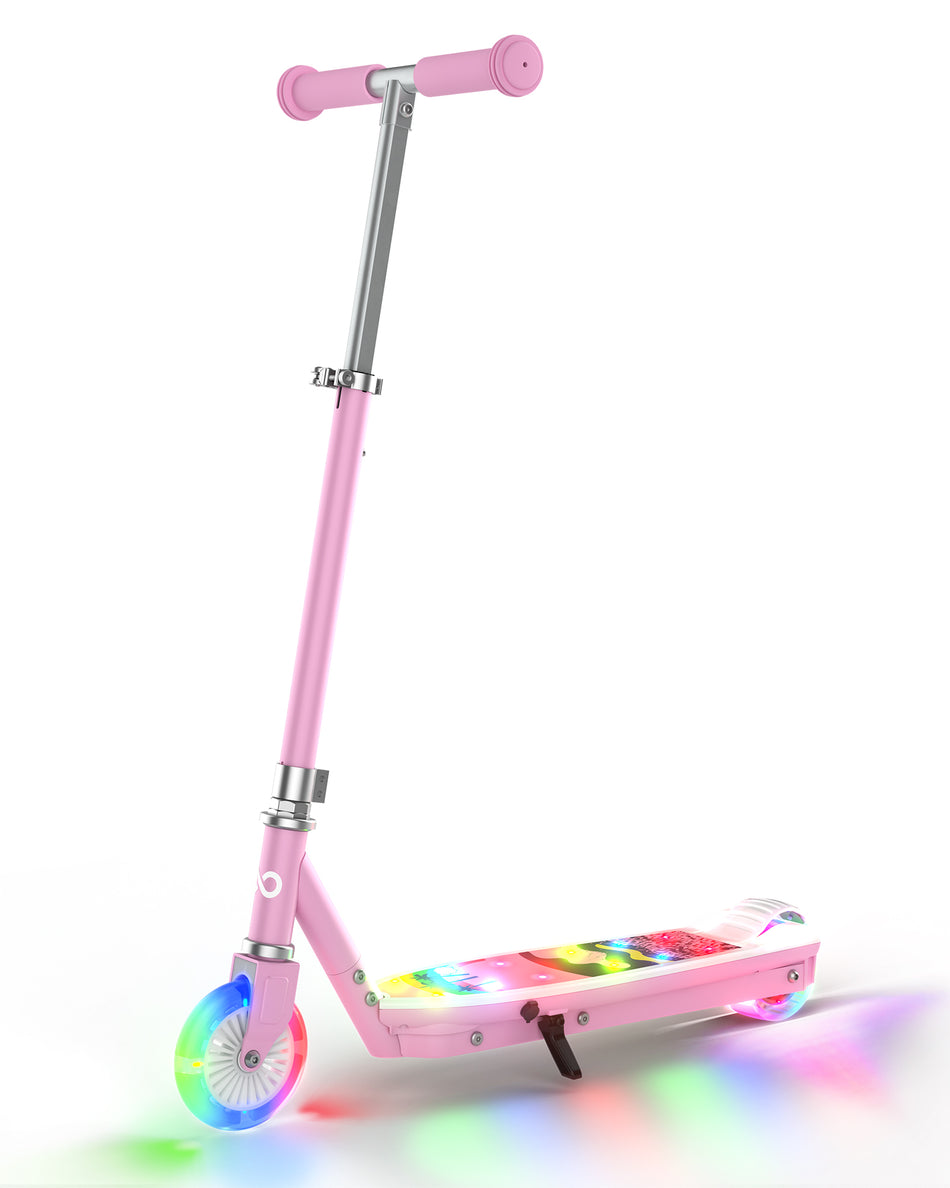 Ages 4-10 Gyroor KS2 Kids Electric Scooter Pink
