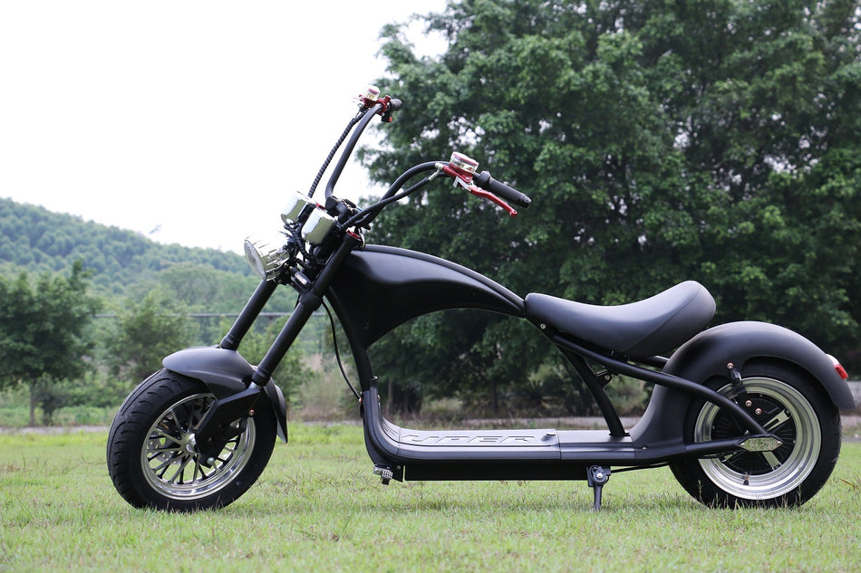 Mangosteen M1 electric motorbike Black E Scooter 60V 20Ah