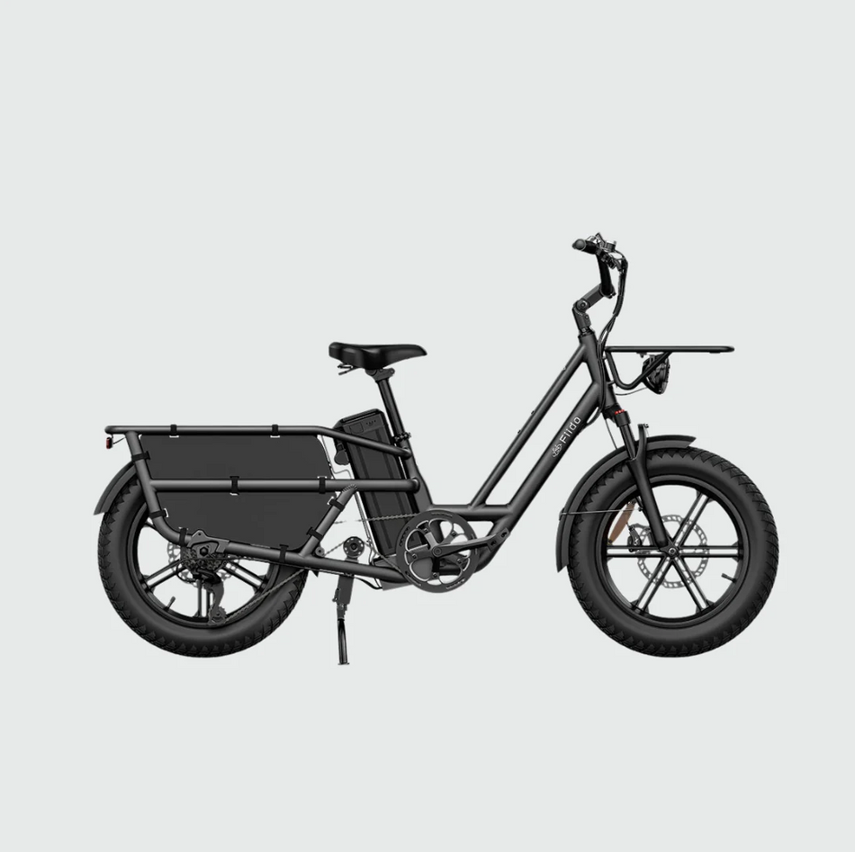 Fiido T2 Longtail Cargo E-bike Grey