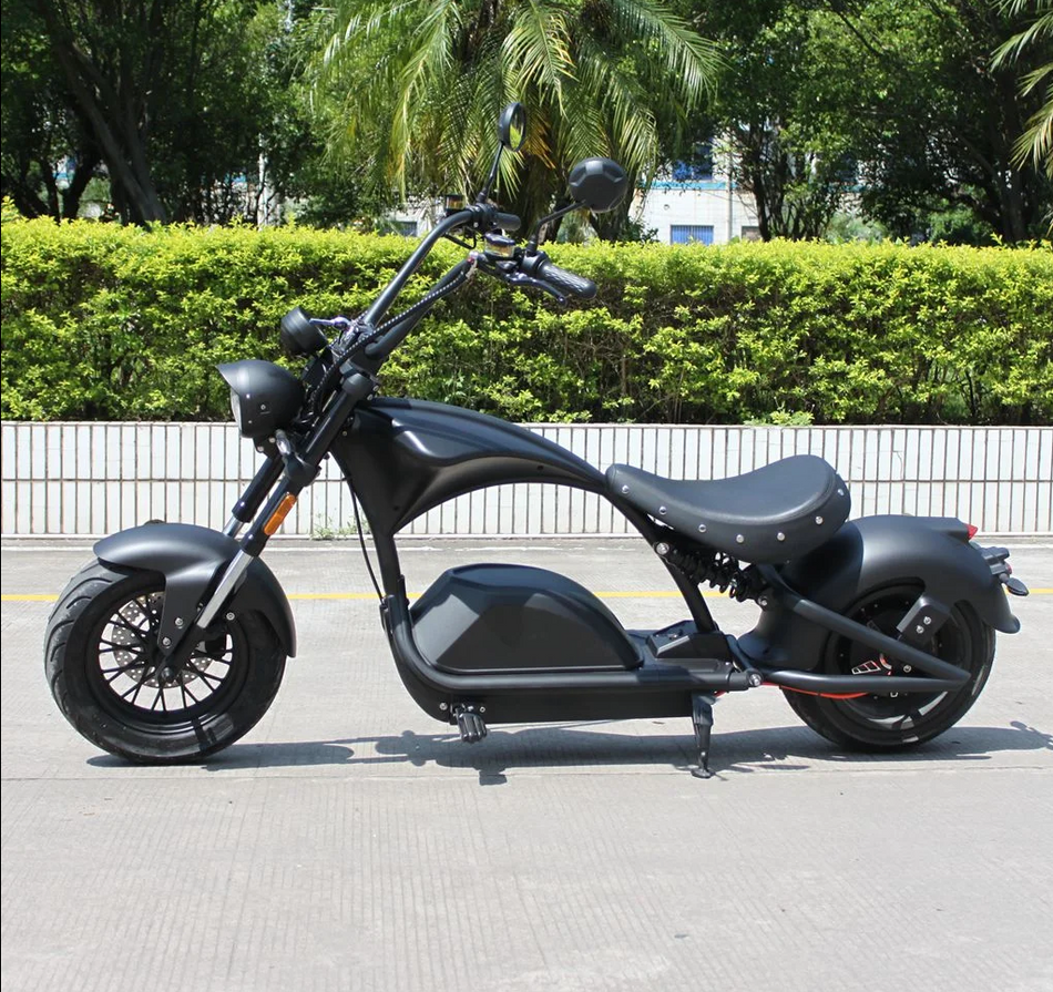 Mangosteen M1PS Fat Tyre Electric Scooter Black Warrior