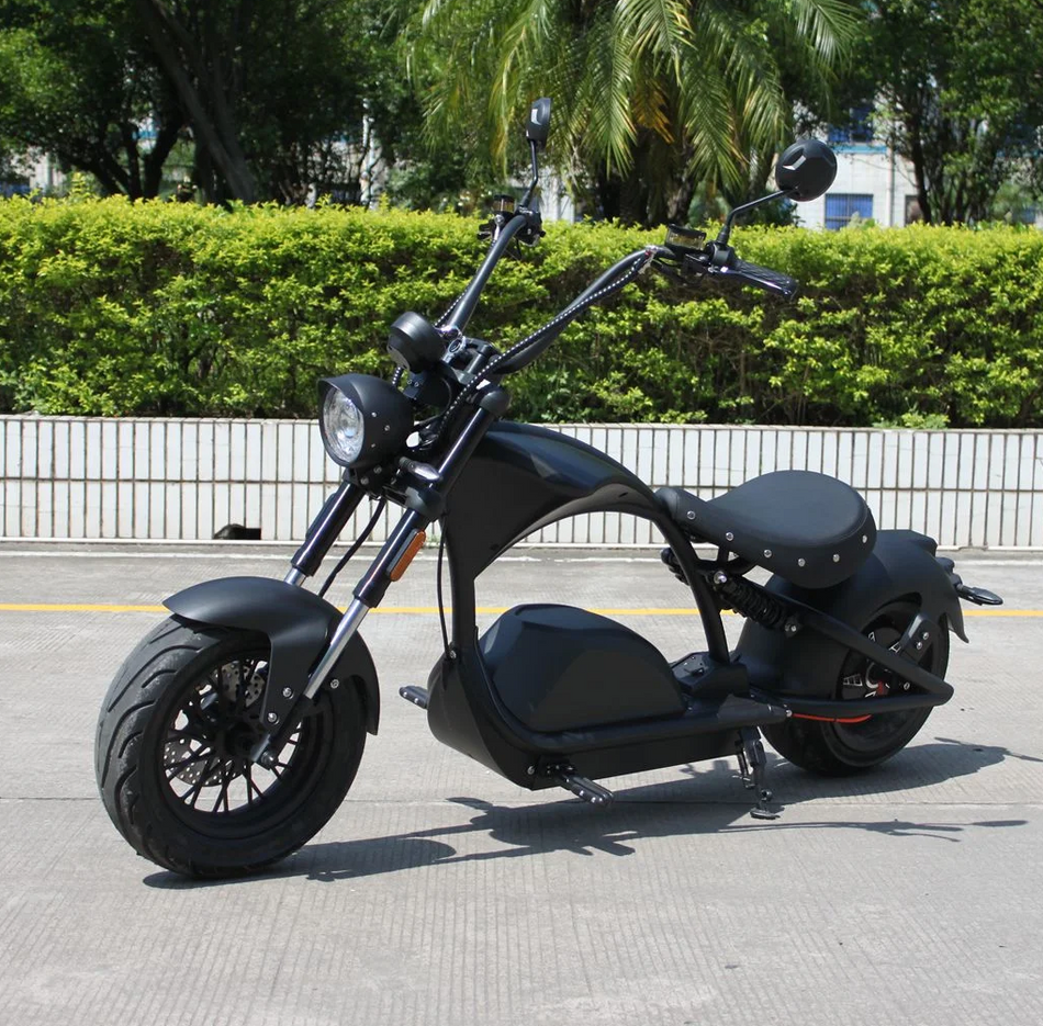 Mangosteen M1PS Fat Tyre Electric Scooter Black Warrior
