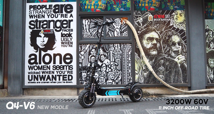 TNE V6 offroad electric scooter 60V 3200W 26AH