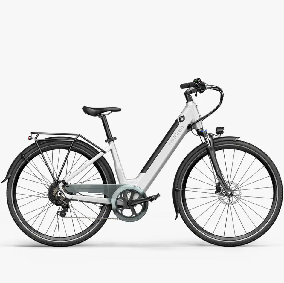 Fiido C11 White City E-Bike 48V 10.4Ah Removable battery