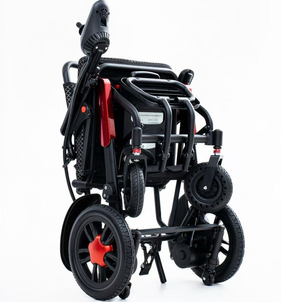 Ultra light Folding Electric Wheelchair With Joystick Control MK9006