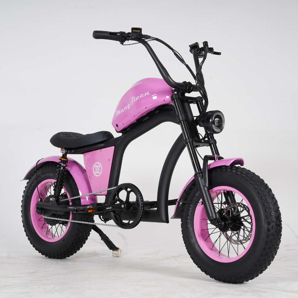 Mangosteen FT-02 MINI ELECTRIC BIKE PINK