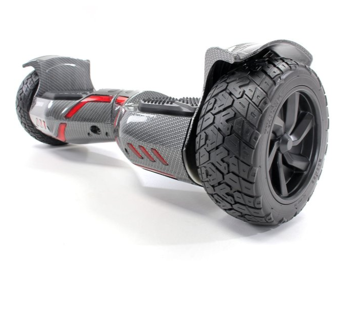 CHIC Carbon BLACK Offroad HOVERBOARD with bluetooth speaker