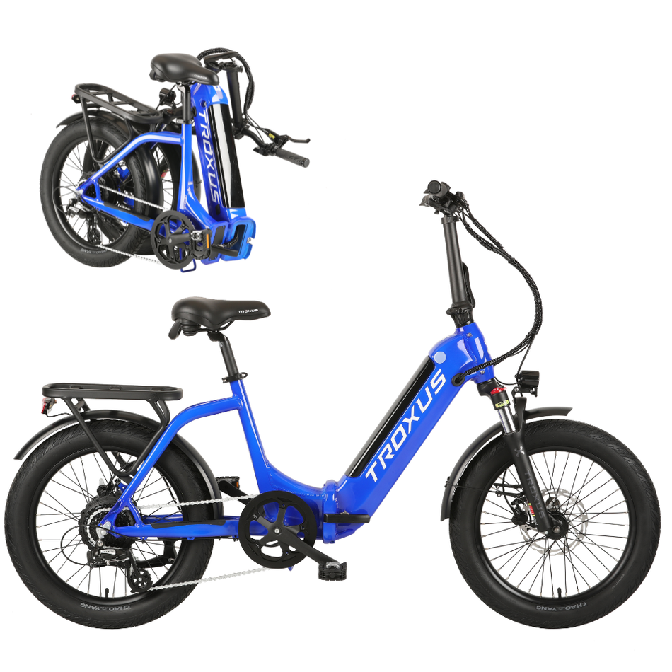 Lynx Folding E-Bike Blue